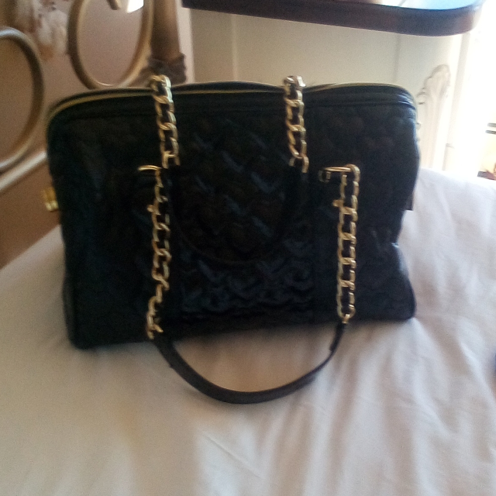 A Black Betsey Johnson Satchel